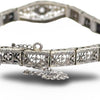 Art Deco Diamond and 14K White Gold Bracelet
