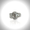 Retro 1.48cttw. Diamond and 14KT White Gold Ring