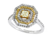 Effy White and Yellow Diamond and 14K White and Yellow Gold Ring