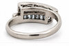 Estate 1.00cttw. Diamond Bypass Platinum Ring