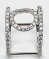 Clyde Duneier Diamond and 14K White Gold Split Band Ring