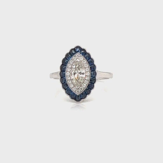 Wentwood Diamond and Sapphire Ring