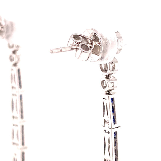 Thoroughbred Sapphire Earrings