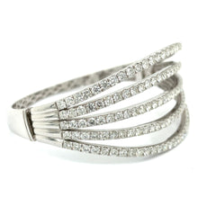  Multi-Row 7.86 Carat Diamond Bangle