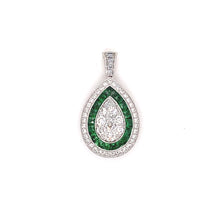  Lavish Tsavorite and Diamond Pendant