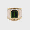 Vintage Green Tourmaline Ring