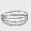 Multi-Row 7.86 Carat Diamond Bangle