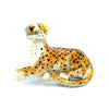 Designer Cheetah Enamel and Emerald Pendant