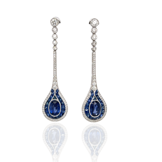 Thoroughbred Sapphire Earrings