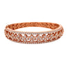 Designer Diamond and Rose Gold Bangle