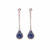 Thoroughbred Sapphire Earrings