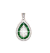 Lavish Tsavorite and Diamond Pendant