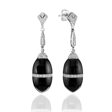  Hobnob Onyx Earrings