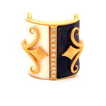  Fibula Diamond Inlay Ring